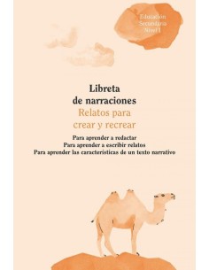 Libreta de narraciones secundaria nivel 1