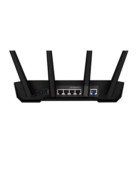 TUF Gaming AX3000 V2 router inalámbrico Gigabit Ethernet Doble banda (2,4 GHz / 5 GHz) Negro, Naranja