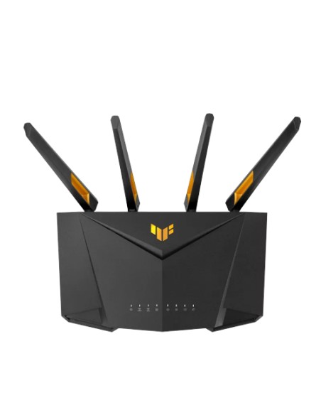 TUF Gaming AX3000 V2 router inalámbrico Gigabit Ethernet Doble banda (2,4 GHz / 5 GHz) Negro, Naranja
