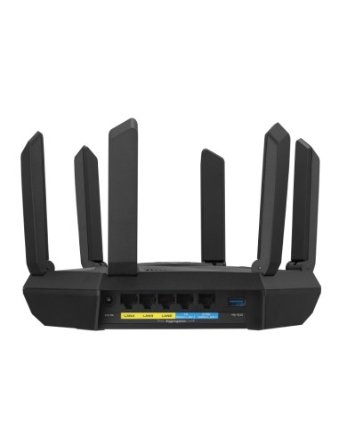 RT-AXE7800 router inalámbrico Tribanda (2.4 GHz / 5 GHz / 6 GHz) Negro