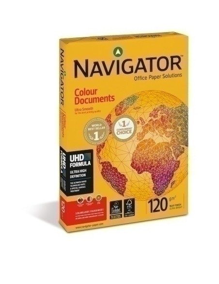 PAPEL A4 NAVIGATOR 120g 250h COLOUR DOC.