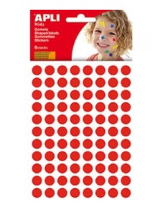 BOLSA 6H GOMETS APLI REDOND.10.5MM ROJO 13229