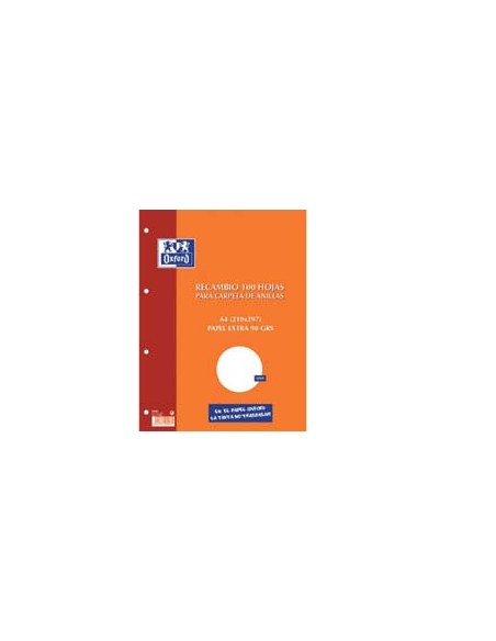 121050994 papel de cuaderno 210 x 297 mm (A4) 100 hojas - Pack de 25 unidades