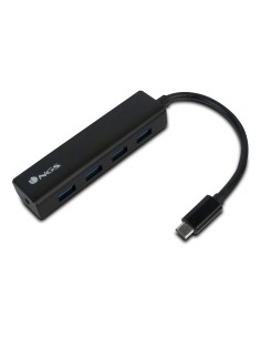 WONDERHUB4 USB 2.0 Type-C 480 Mbit/s Negro