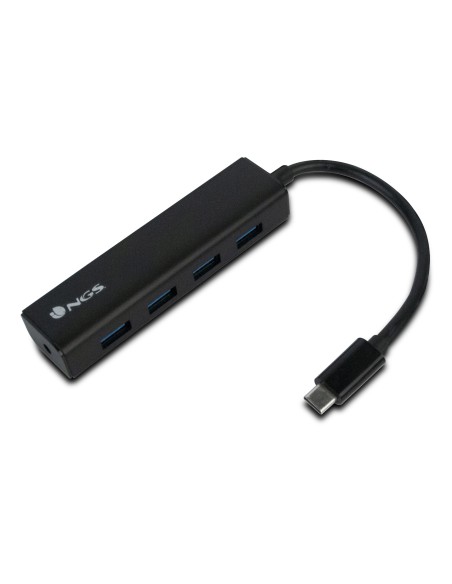 WONDERHUB4 USB 2.0 Type-C 480 Mbit/s Negro