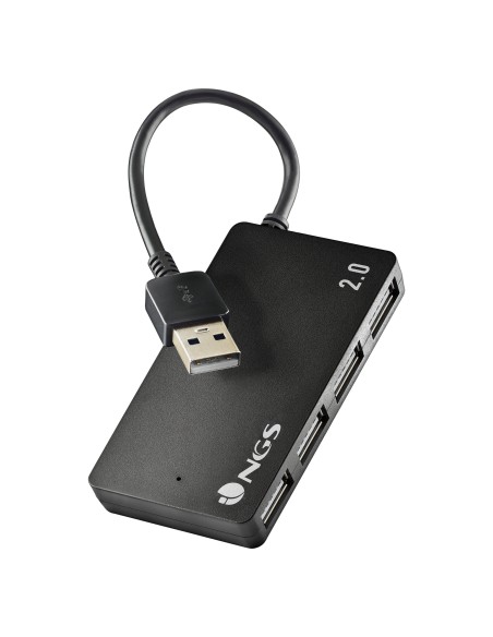 IHUB4 TINY USB 2.0 480 Mbit/s Negro