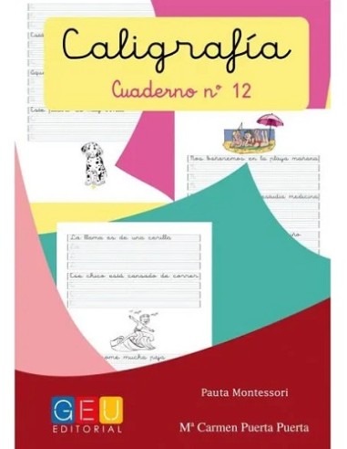 Caligrafia pauta montessori