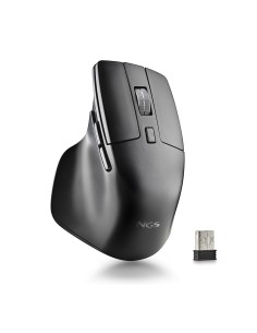 Hit-RB ratón mano derecha RF inalámbrico Óptico 1600 DPI