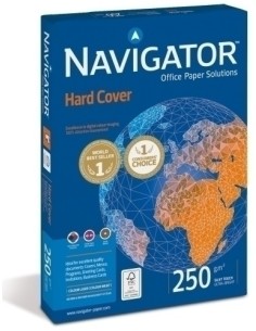 PAPEL A4 NAVIGATOR 250g 125h HARD COVER - Pack de 7 unidades