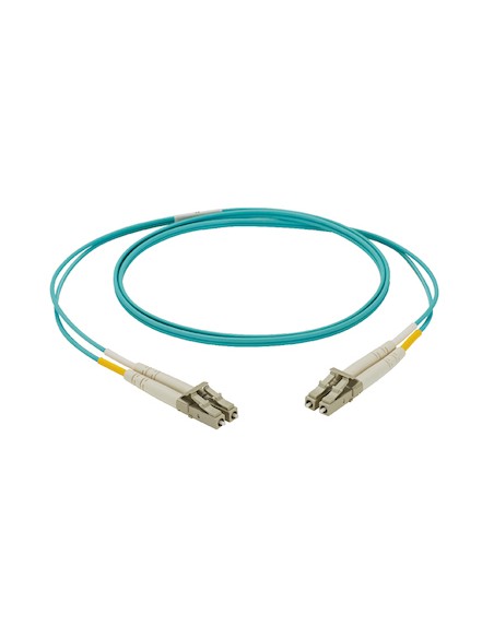 NKFPX2ELLLSM005 cable de fibra optica 5 m LC OM3 Color aguamarina, Azul