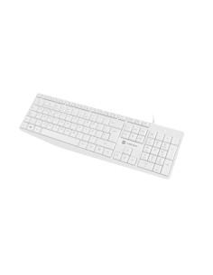 NKL-1949 teclado USB QWERTY Español Blanco