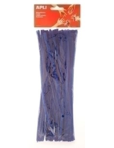 LIMPIA PIPAS APLI AZUL 30 cm. B/50 - Pack de 5 unidades