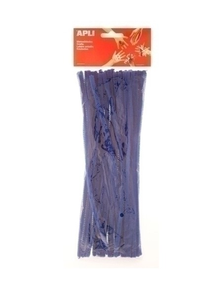 LIMPIA PIPAS APLI AZUL 30 cm. B/50 - Pack de 5 unidades