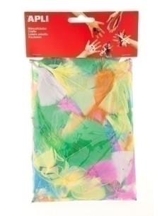PLUMAS APLI PEQUEÑAS SURTIDO 14 gr.