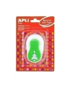 TALADRO GOMA EVA APLI ARBOL VERDE