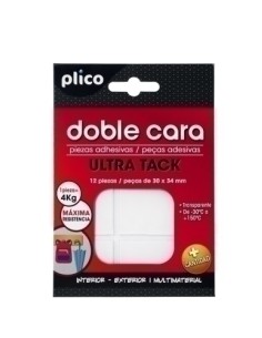 CINTA DOBLE CARA PLICO 30x34 ULTRA TACK - Pack de 12 unidades 13307