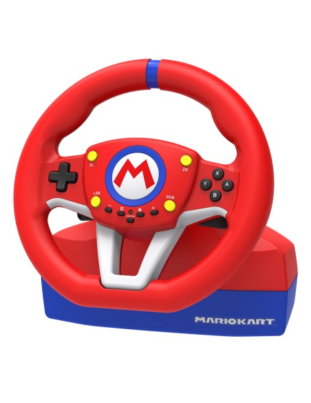 Mario Kart Racing Wheel Pro Negro, Azul, Rojo, Blanco USB Volante + Pedales Analógico Nintendo Switch