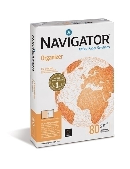 PAPEL A4 NAVIGATOR  80g 500h 4 TALAD.ORG