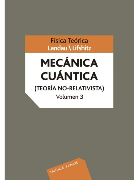 MECANICA CUANTICA NO RELATIVISTA TOMO III