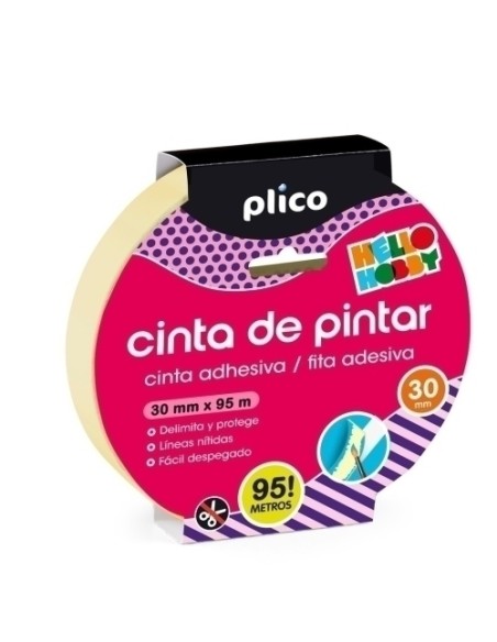 CINTA PINTOR PLICO 30mmx95m - Pack de 10 unidades
