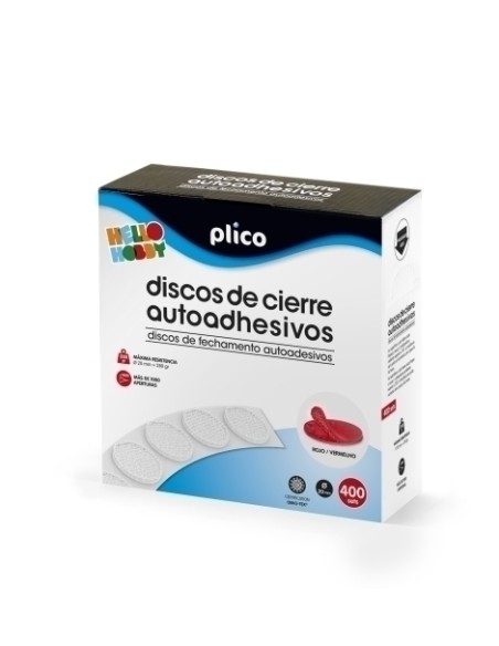 DISCOS CIERRE ADHE.PLICO 20 Ø 400 ROJO