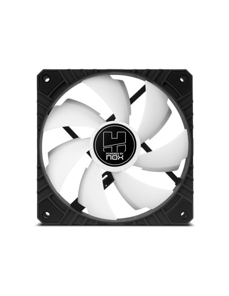 H-FAN PRO Carcasa del ordenador Ventilador 12 cm Negro, Blanco