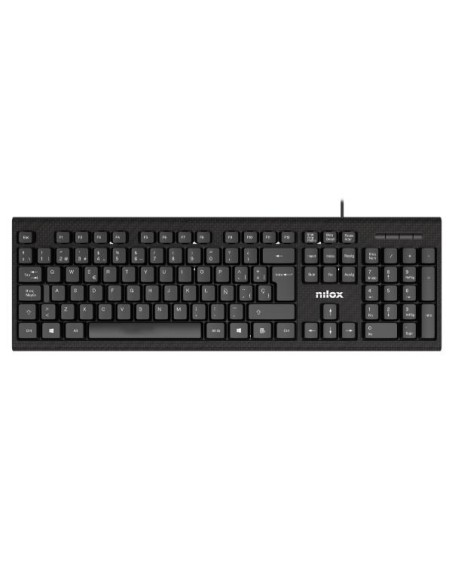 TECLADO CON CABLE, NEGRO, ESPAÑOL