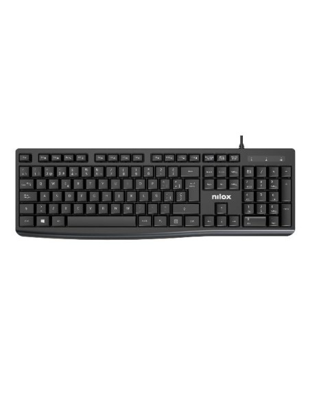 TECLADO CON CABLE, NEGRO, ESPAÑOL