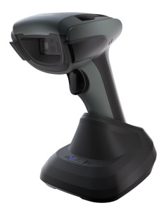 350-BT Lector de códigos de barras portátil 1D/2D CMOS Negro, Gris