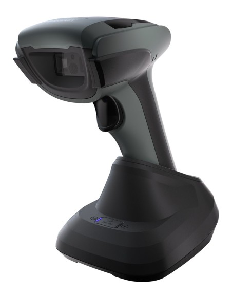 350-BT Lector de códigos de barras portátil 1D/2D CMOS Negro, Gris
