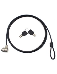 Cable seguridad con doble llave 1.8m