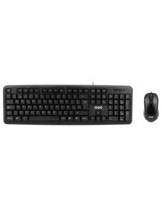 OQO-TR001-U teclado Ratón incluido USB QWERTY Español Negro