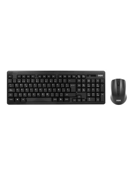 OQO-TR002-W teclado Ratón incluido Bluetooth QWERTY Español Negro OQO-TR002-W teclado Ratón incluido Bluetooth QWERTY Español Negro