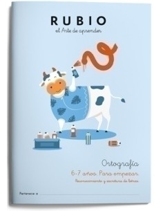 CUADERNO RUBIO ORTOGRAFIA 1 6-7 AÑOS - Pack de 5 unidades