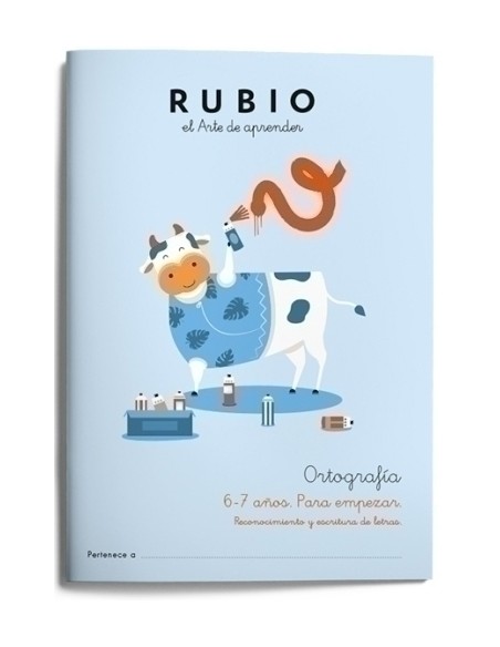 CUADERNO RUBIO ORTOGRAFIA 1 6-7 AÑOS - Pack de 5 unidades