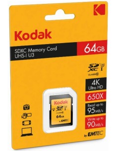 SDXC 64GB Class10 U3 UHS-I Clase 10