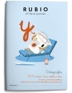 CUADERNO RUBIO ORTOGRAFIA 6 10-11 AÑOS - Pack de 5 unidades