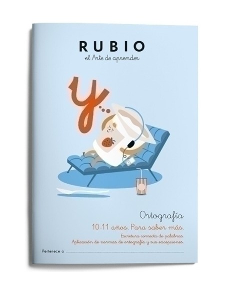 CUADERNO RUBIO ORTOGRAFIA 6 10-11 AÑOS - Pack de 5 unidades