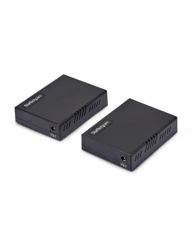 Juego Extensor de Ethernet VDSL2 por Cable de Par Sencillo - Hasta 1km - Alargador de Red Ethernet LAN por Cable RJ11/CAT5e/6 - 