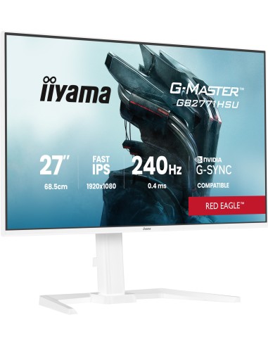 G-MASTER GB2771HSU-W1 pantalla para PC 68,6 cm (27") 1920 x 1080 Pixeles Blanco
