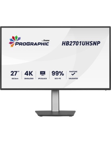 PROGRAPHIC HB2701UHSNP-B1 pantalla para PC 68,6 cm (27") 3840 x 2160 Pixeles 4K Ultra HD LCD Negro