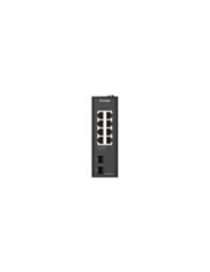 DIS-100G-10 switch No administrado L2 Gigabit Ethernet (10/100/1000) DIN rail Negro