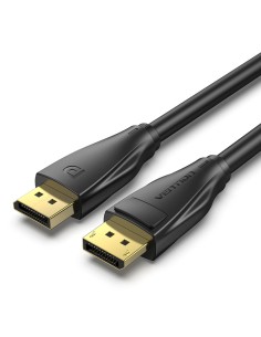 Cable Displayport 1.4 8K HCDBG/ Displayport Macho - Displayport Macho/ 1.5m/ Negro