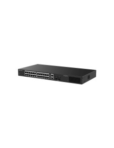RG-ES228GS-LP switch Gestionado L2 Gigabit Ethernet (10/100/1000) Energía sobre Ethernet (PoE) Escritorio Negro