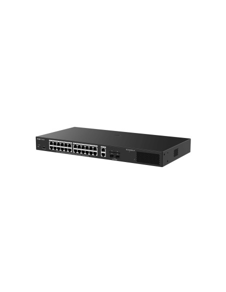 RG-ES228GS-LP switch Gestionado L2 Gigabit Ethernet (10/100/1000) Energía sobre Ethernet (PoE) Escritorio Negro