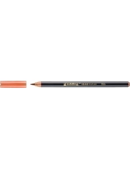 ROTUL.EDDING 1340 BRUSHPEN MANDARINA - Pack de 10 unidades