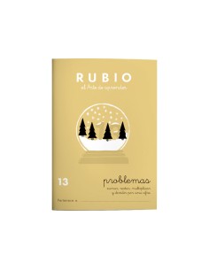 CUADERNO RUBIO A5 OPERAC.y PROBLEMAS 13 - Pack de 10 unidades