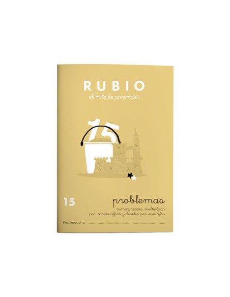CUADERNO RUBIO A5 OPERAC.y PROBLEMAS 15 - Pack de 10 unidades