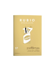 CUADERNO RUBIO A5 OPERAC.y PROBLEMAS 17 - Pack de 10 unidades
