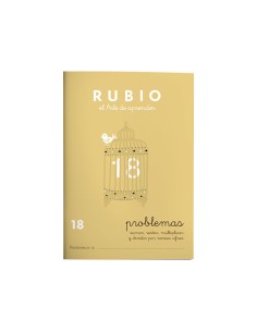 PACK 10 CUADERNOS RUBIO PROBLEMAS 18 P18